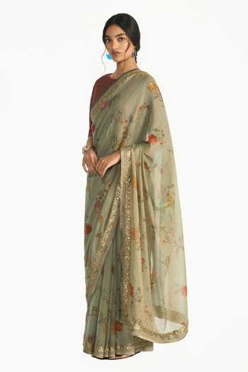 Payal Pratap Wine Chanderi, Tissue Boat Neck Charulata Blouse Online at Aza Fashions Payal Pratap_Wine Chanderi, Tissue Boat Neck Charulata Blouse _Online_at_Aza_Fashions