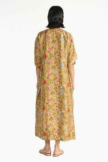 Payal Pratap Pallavi Floral Print Kaftan Dress