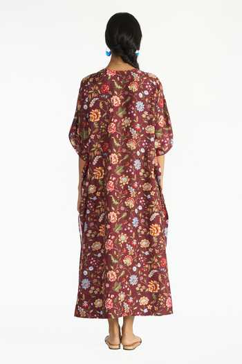 Payal Pratap Pallavi Floral Print Kaftan Dress