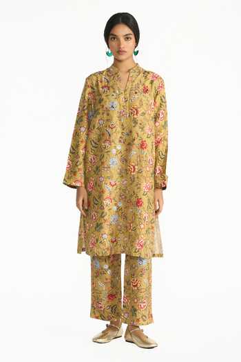 Payal Pratap Madhavi Floral Print Tunic & Pant Set