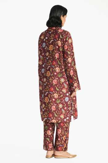 Payal Pratap Madhavi Floral Print Tunic & Pant Set