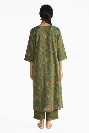 Payal Pratap Parijat Floral Print Kurta Set