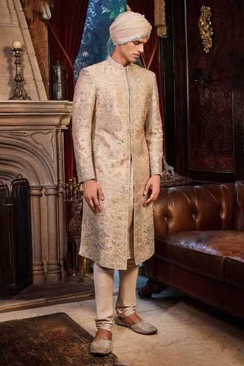 Matsya The Wanderlust Embroidered Sherwani Set 