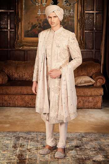 Matsya The Wild Masai Embroidered Sherwani Set 