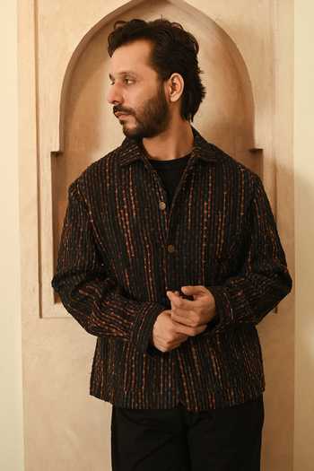 The Terra Tribe Upcycled Handwoven Berlin Jacket
