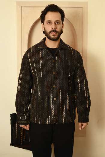 The Terra Tribe Upcycled Handwoven Berlin Jacket