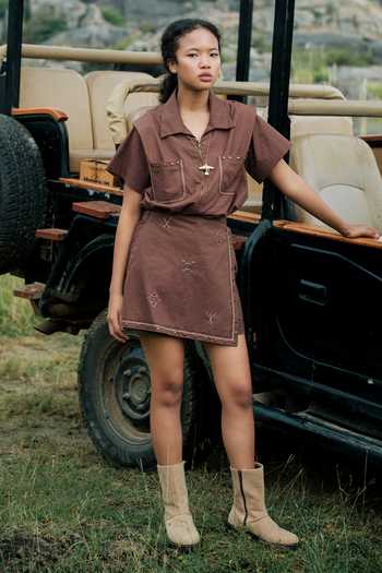 The Terra Tribe Rover Crushed Cotton Divider Shorts 