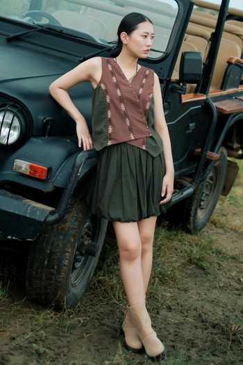 The Terra Tribe Toyo Tribal Embroidered Vest 