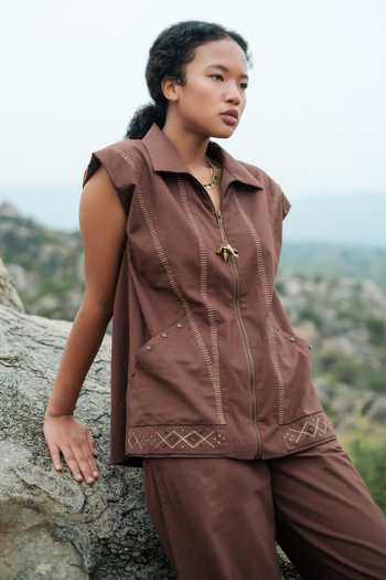 The Terra Tribe Antalya Cotton Shirt Jacket 