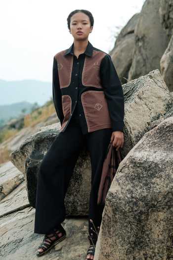 The Terra Tribe Canyon Tribal Four Patch Shirt 
