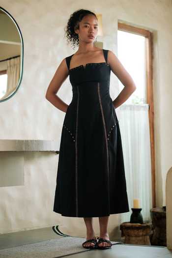 The Terra Tribe Kaza Corseted Slip Dress 
