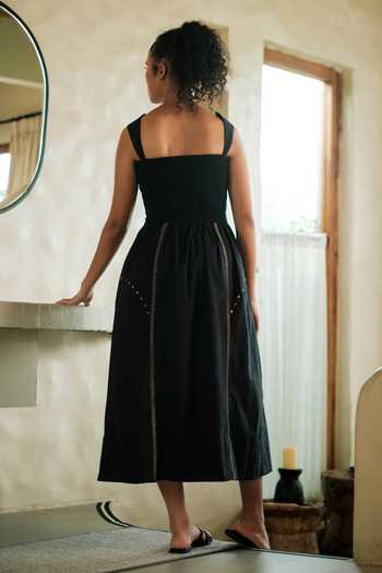 The Terra Tribe Kaza Corseted Slip Dress 