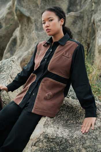 The Terra Tribe Canyon Tribal Four Patch Shirt 