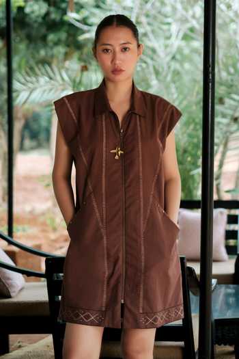 The Terra Tribe Antalya Tribal Embroidered Dress 
