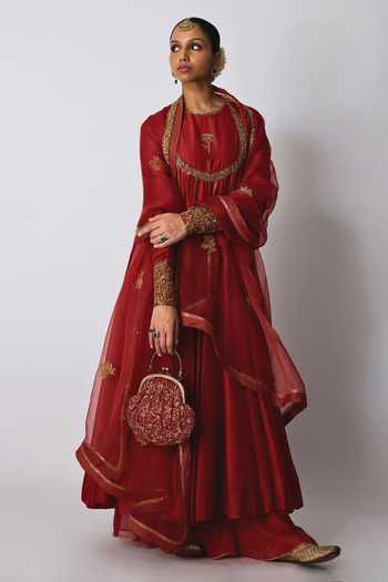 Rhua Madhvi Embroidered Anarkali Set 