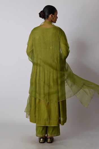 Rhua Mohini Zardozi Embroidered Kurta Set 