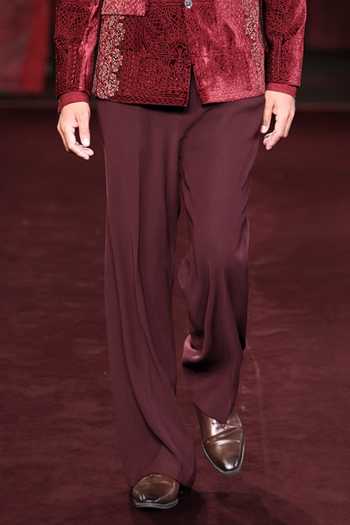 Dolly J Wine Silk, Crepe, Satin, Velvet Digital Zoravar Dori Embroidered Jacket Set Online at Aza Fashions Dolly J_Wine Silk, Crepe, Satin, Velvet Digital Zoravar Dori Embroidered Jacket Set _Online_at_Aza_Fashions