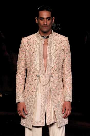 Buy Dolly J Ivory Silk Kairav Embroidered Sherwani Set Online at Aza Fashions Buy_Dolly J_Ivory Silk Kairav Embroidered Sherwani Set _Online_at_Aza_Fashions