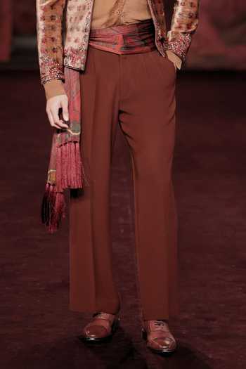Dolly J Maroon Silk, Georgette, Crepe, Velvet, Chantilly Laurel Printed Bandhgala Set Online at Aza Fashions Dolly J_Maroon Silk, Georgette, Crepe, Velvet, Chantilly Laurel Printed Bandhgala Set _Online_at_Aza_Fashions