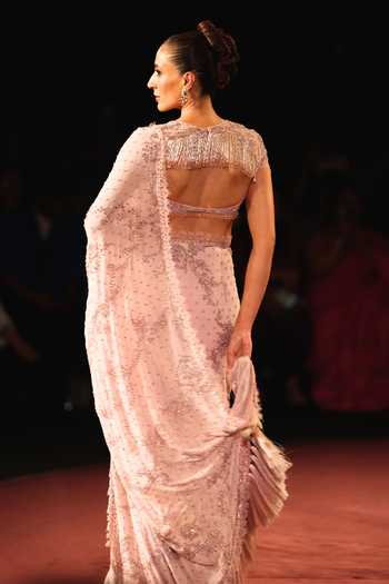 Dolly J Gul Noor Embroidered Saree With Blouse 