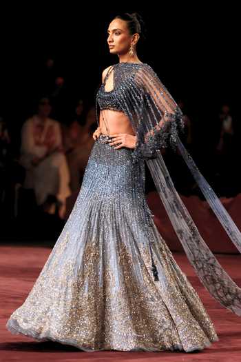 Dolly J Neel Aabha Embellished Lehenga Set 