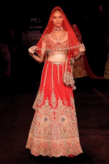 Dolly J Rajshri Embroidered Bridal Lehenga Set