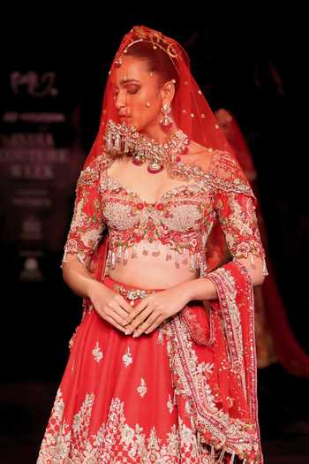 Dolly J Alankrita Zardozi Work Lehenga Set 