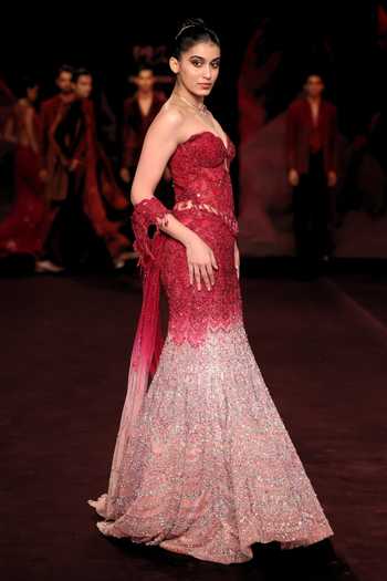 Dolly J Gulika Crystal Embellished Lehenga Set 