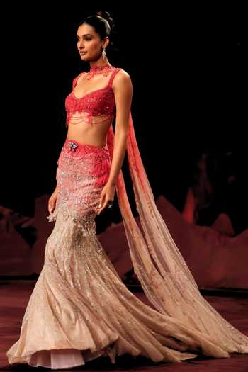 Dolly J Lavangi Embroidered Lehenga Set 