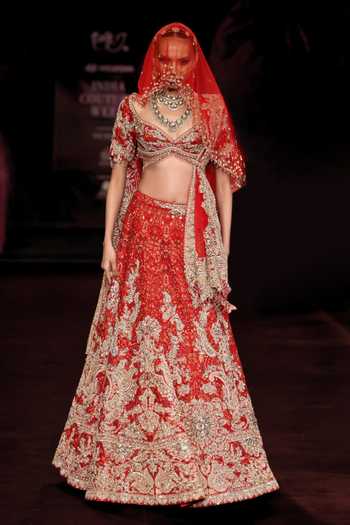 Dolly J Kashika Embroidered Bridal Lehenga Set 