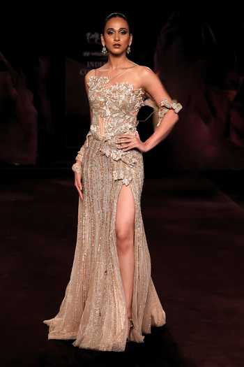 Dolly J Vanika Crystal Embellished Gown 