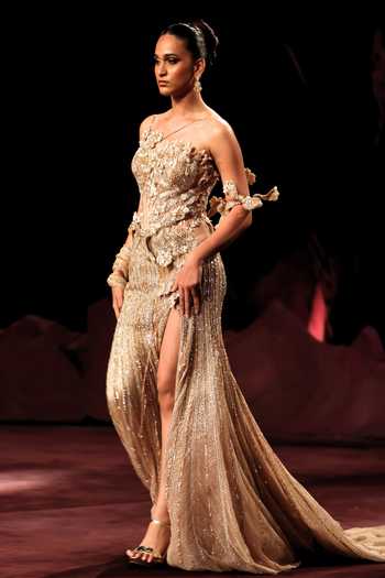 Dolly J Vanika Crystal Embellished Gown 