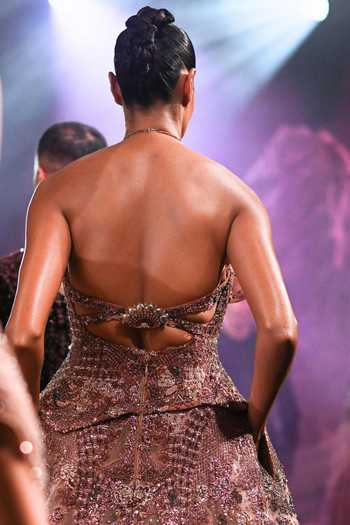 Dolly J Mridvika Crystal Embellished Gown 