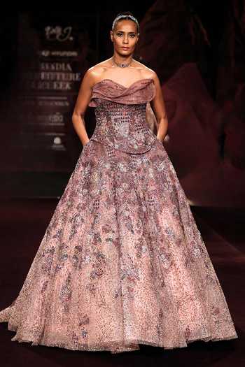 Dolly J Mridvika Crystal Embellished Gown 