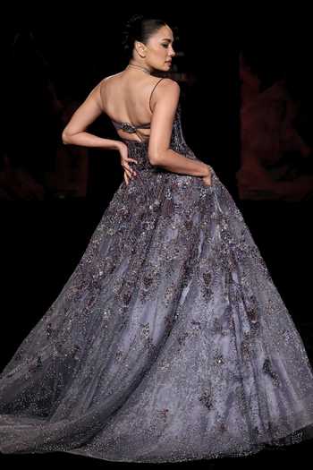 Dolly J Saanjh Hand Embellished Ball Gown 