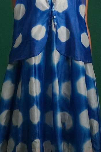 Buy KA-Sha Blue Cotton Slip Tassel Dress Online at Aza Fashions Buy_KA-Sha_Blue Cotton Slip Tassel Dress _Online_at_Aza_Fashions