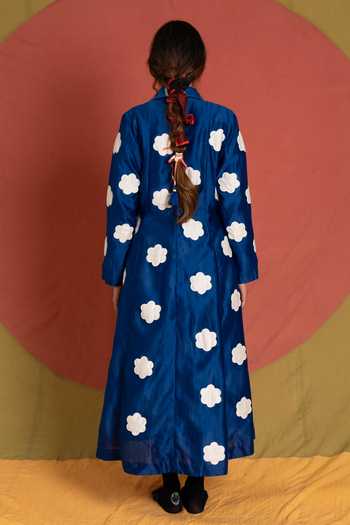 KA-Sha Heer Flower Applique Dress