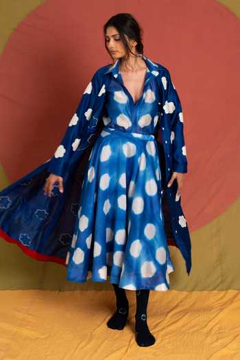KA-Sha Heer Flower Applique Dress