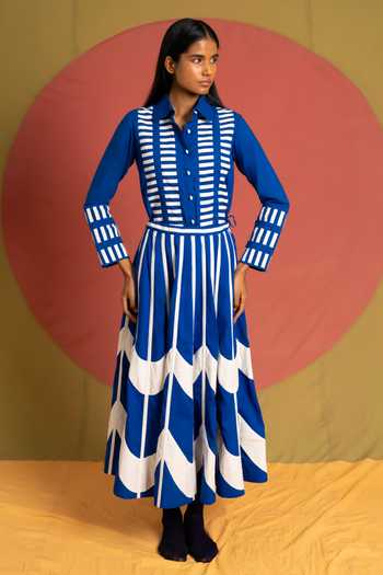 KA-Sha Scala Simp Flared Skirt