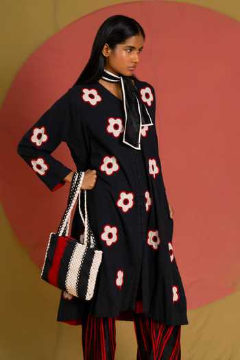 KA-Sha Kari Flower Shirt Tunic