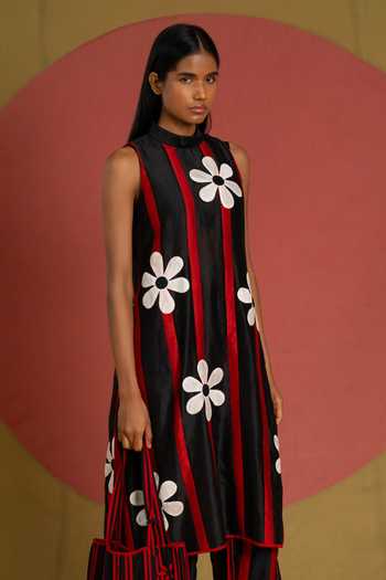 KA-Sha Patti Florist Tunic