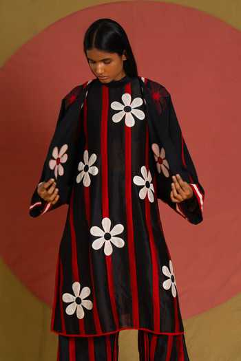 KA-Sha Florist Crop Moma Jacket