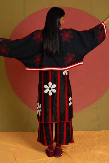 KA-Sha Florist Crop Moma Jacket