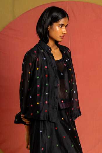 KA-Sha Floaty Hand Embroidered Shirt