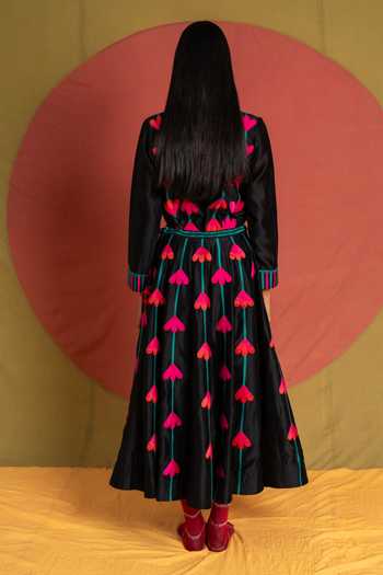 KA-Sha Kamali Applique Shirt
