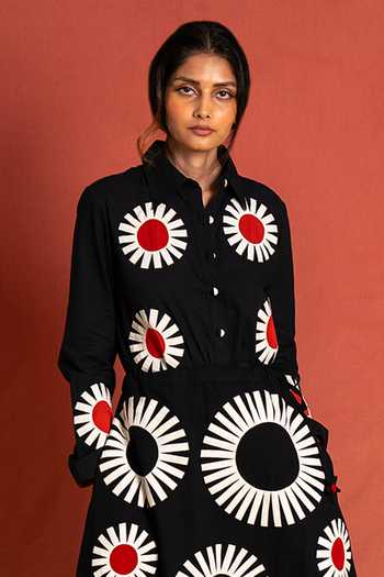 KA-Sha Naseem Applique Shirt