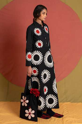 KA-Sha Naseem Applique Shirt