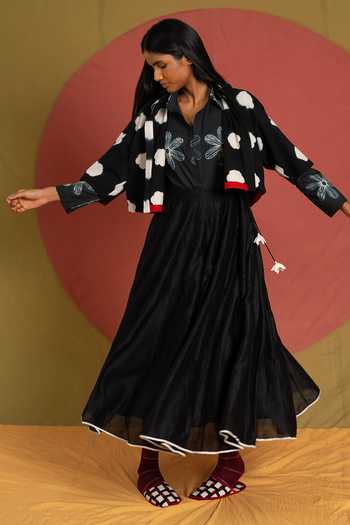 KA-Sha Floral Pattern Shirt