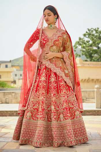 Kalighata Amrita Bridal Lehenga Set