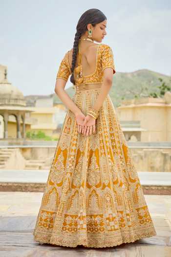 Kalighata Devina Raw Silk Lehenga Set